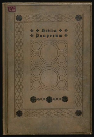 Biblia pauperum, lat. und dt. : Ms. germ. fol. 1362