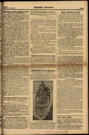 Zweite Ausgabe vom Mittwoch, den 28. Mai 1941.