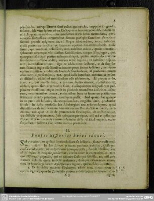 II. Fontes historias huius idonei