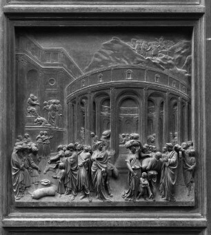 Paradiestür — Reliefzyklus mit Szenen aus dem alten Testament — rechter Flügel, drittes Relief: Geschichte Josephs
