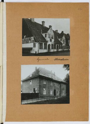 Wohnhäuser, Apenrade: Ansichten (aus: Skizzen- und Fotoalbum 29)