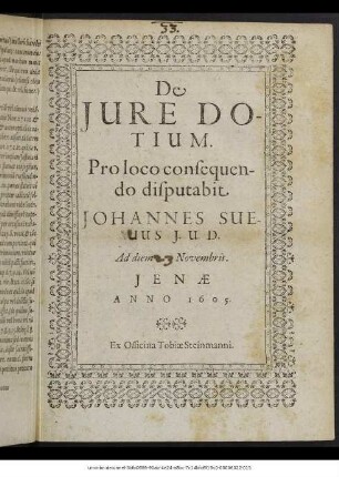 De Iure Dotium