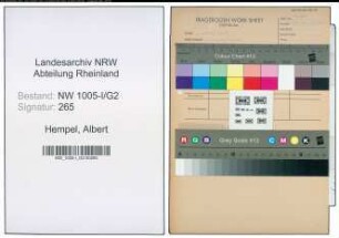 Entnazifizierung Albert Hempel , geb. 04.12.1904 (Bergmann)