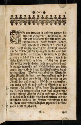 3-11, Ist uns jemalen in unserem gantzen Leben eine ...
