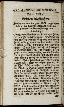 Dritter Abschnit. Gelehrte Nachrichten.