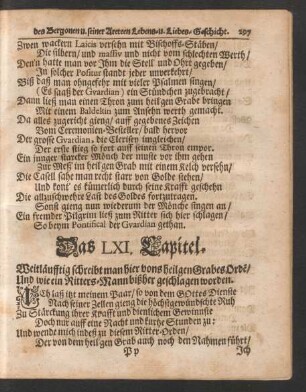 Das LXI. Capitel.