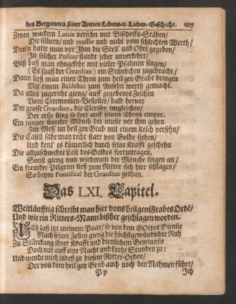 Das LXI. Capitel.