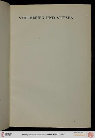 Stickereien und Spitzen (Nr. 140-188)