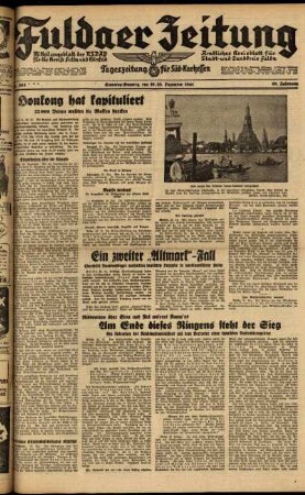 Ausgabe vom Samstag, den 27. Dezember 1941.