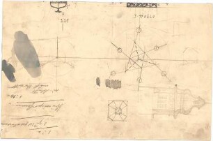 Hauberrisser, Georg von; u. a. Deutschland; Österreich; Skizzen - Turm (Teilansicht); Details