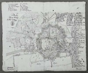 Plann von der Vestung von der Stadt Elbing