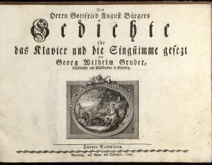 2. Sammlung: Des Herrn Gottfried August Bürgers Gedichte.