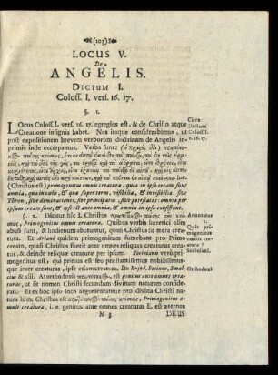 Locus V. De Angelis