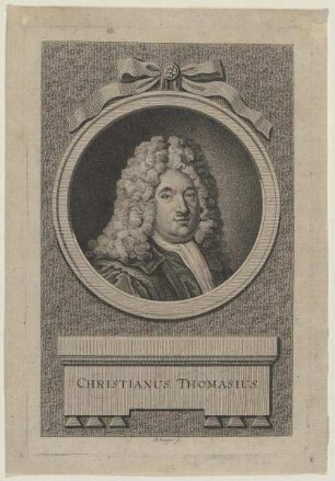 Bildnis des Christian Thomasius
