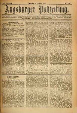 Augsburger Postzeitung. 1895 = Jg. 209, 10 - 12