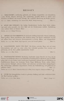 Meissen (Nr. 1-275)