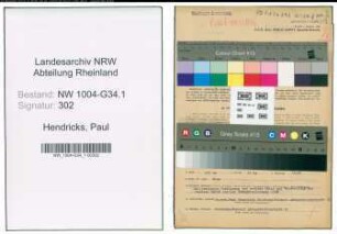 Entnazifizierung Paul Hendricks , geb. 03.04.1893 (Augenarzt)