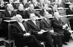 Freiburg: Einweihungsfeier der HNO-Augenklinik Freiburg, Auditorium im Hörsaal