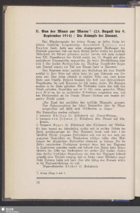 II. Von der Maas zur Marne (23. August bis 9. September 1914) / Die Kämpfe bei Dinant