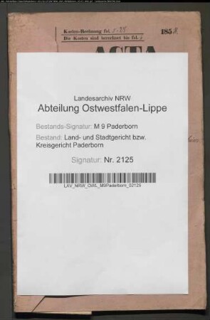 Erblasser: Rebbe, Catharina, geb. Rüsing: