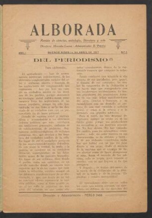 Del periodismo