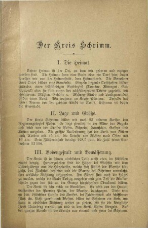 Der Kreis Schrimm.
