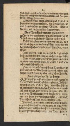 Von Brieffen darinnen man bittet.