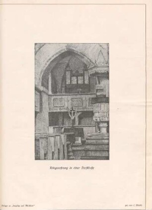 Kriegerehrung in der Dorfkirche