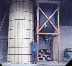 Fotografie: Lagertechnik, Mineraldünger, Hochsilo, Big Bag