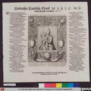 Lobreicher Englische Grueß Mariae, der seligsten Jungkfrawen Mutter Jesu