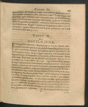 Caput III. De Osculo Iudae.