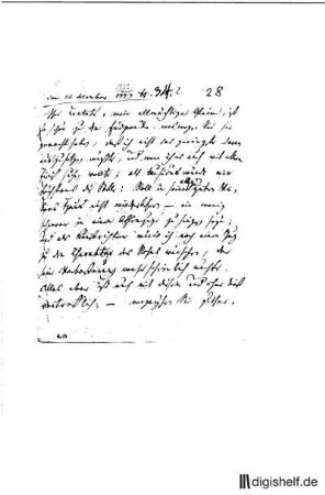 28: Brief von Wilhelm Heinse an Johann Wilhelm Ludwig Gleim