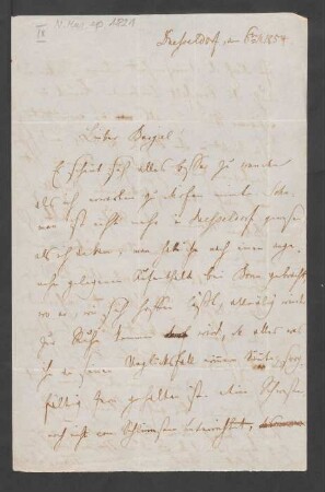 Brief an Woldemar Bargiel : 06.03.1854