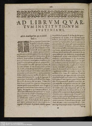 Ad Librum Quartum Institutionum Iustiniani