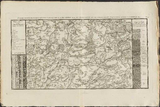 Carte Mineralogique D'Une Partie De La Picardie Et Du Hainault Où Se Trouvent St. Quentin Guise Landreci. &C.