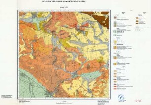 4534 Allstedt, Geologische Karte der Deutschen Demokratischen Republik