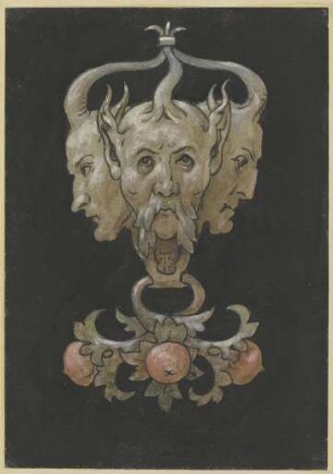 Drei Satyrmasken