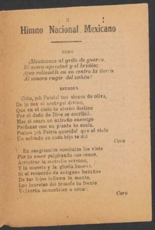 Himno Nacional Mexicano