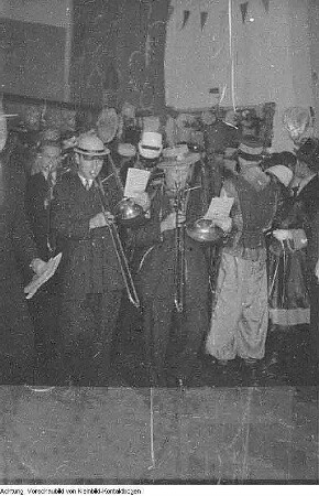 Dresden, Fasching in der Musikschule, Februar 1954