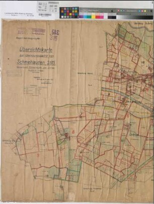 Schmehausen (Hamm), Üntrop (Hamm), Umlegung Schmehausen  Üntrop, Übersichtskarte
