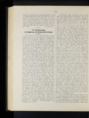 VII. Pfingsttagung der Konferenz von Religionslehrerinnen. (Schluß.)