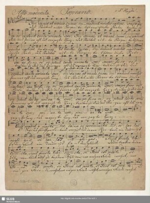 Il Ritorno di Tobia. Excerpts - Mus.3356-E-505a : Coro, orch, bc