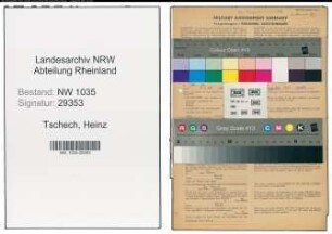 Entnazifizierung Heinz Tschech , geb. 01.07.1918 (Kaufmann)