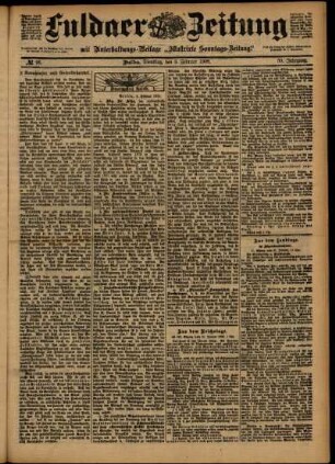 Ausgabe vom Dienstag, den 03. Februar 1903.