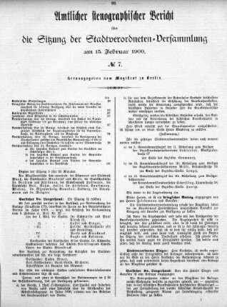 No. 7, 15. Februar 1900