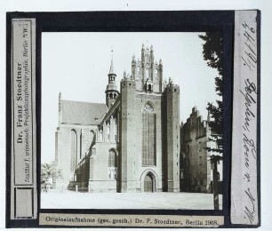 Pelplin, Klosterkirche : Außenansicht von NW