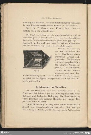 Kolorierung von Diapositiven