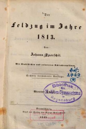 Der Feldzug im Jahre 1813, 4