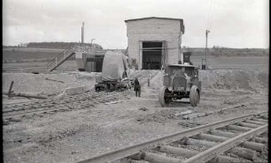 Aldingen, Transport der Generatorenteile zum Kraftwerk