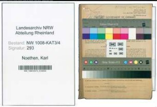 Entnazifizierung Karl Noethen , geb. 16.06.1889 (Arbeiter)